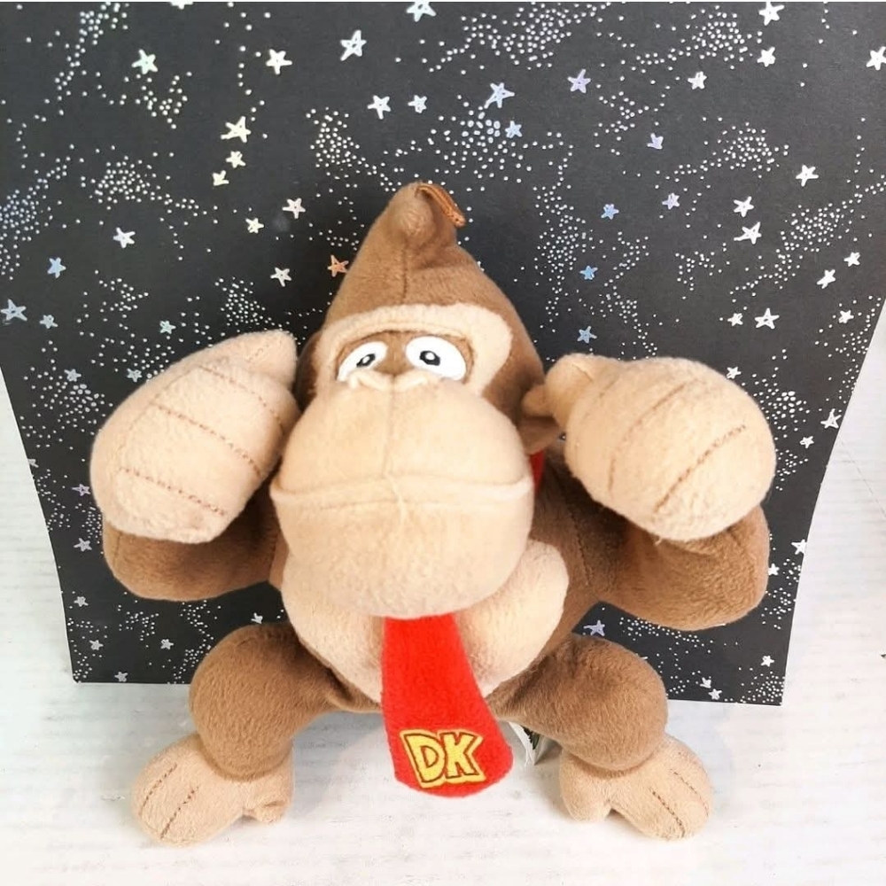 🍀🛍Super Mario Bros Donkey Kong Plush Stuffed Animal Soft Toy 9.5" Nintendo P1
